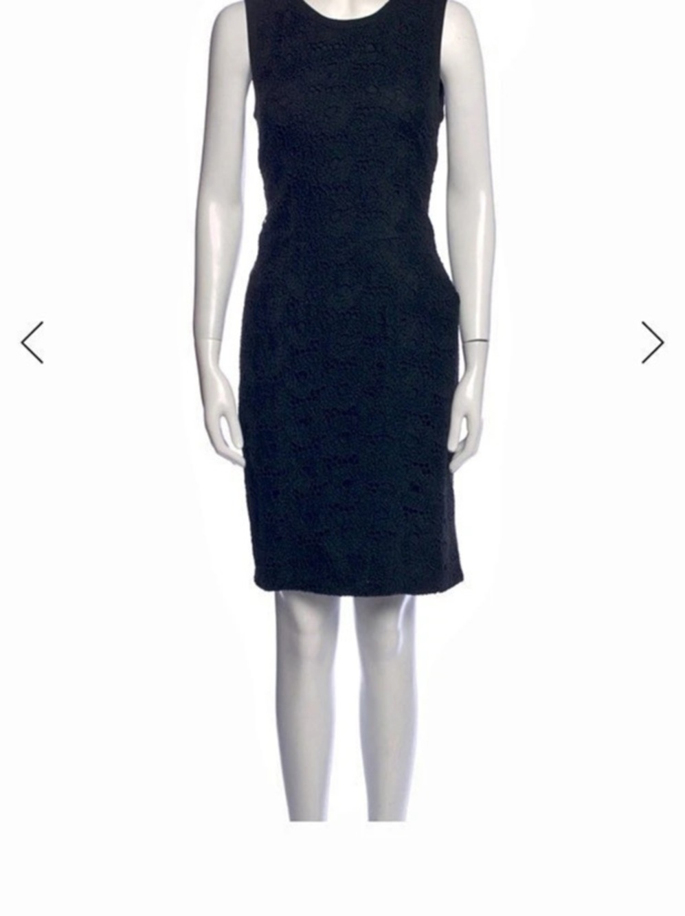 Black Sleeveless Midi Dress Like New